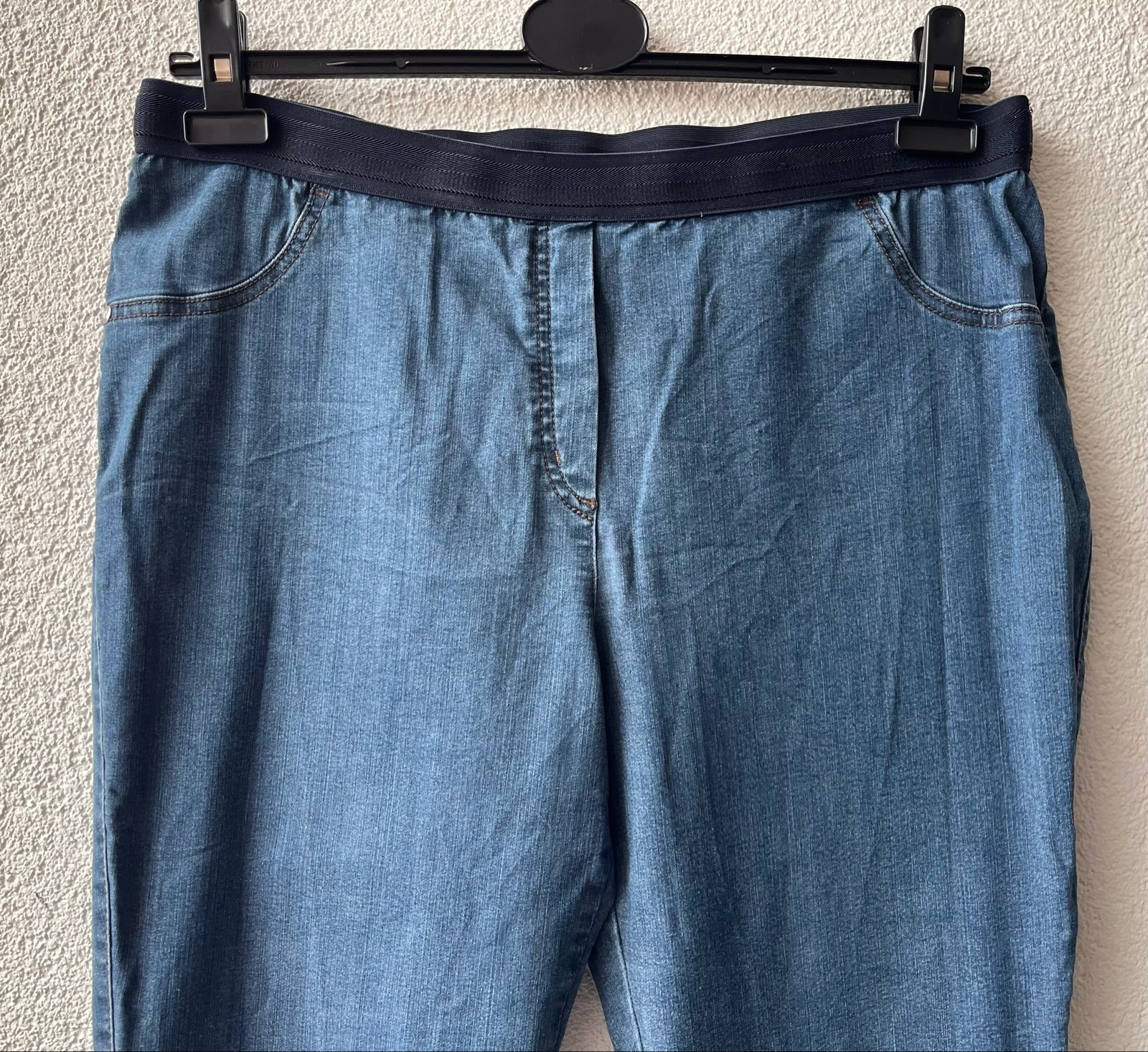 🌺 𝒎𝒛 | Gardeur jeans | tamanho 44 | lyocell stretch | azul claro | pull-on – photo 2
